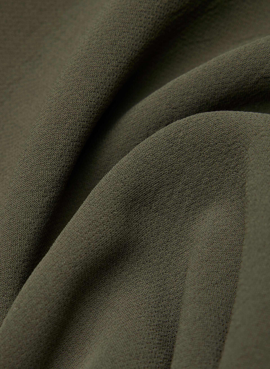 klassisk minikjol - crepette dark olive