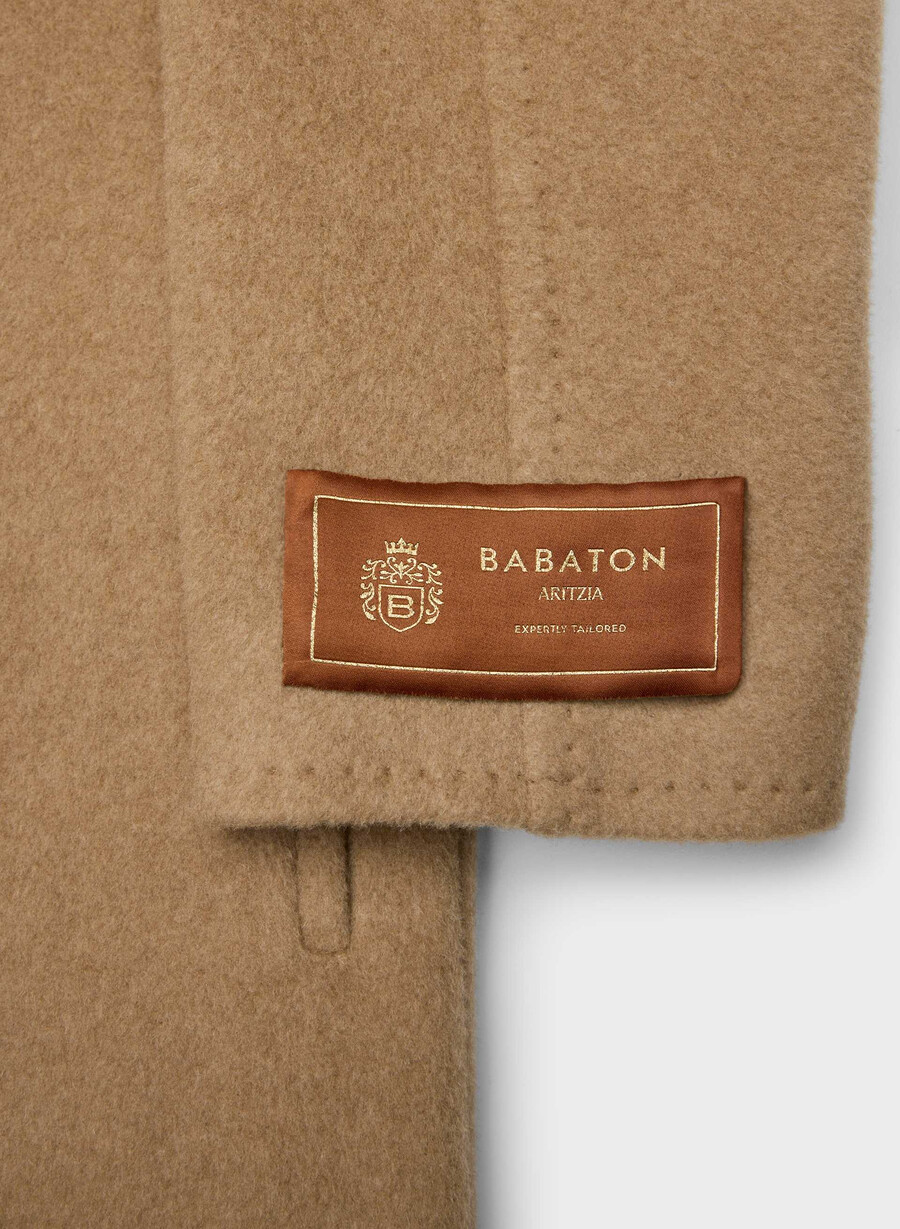 slouch-kappan ny - Återkamelull cocoa sand