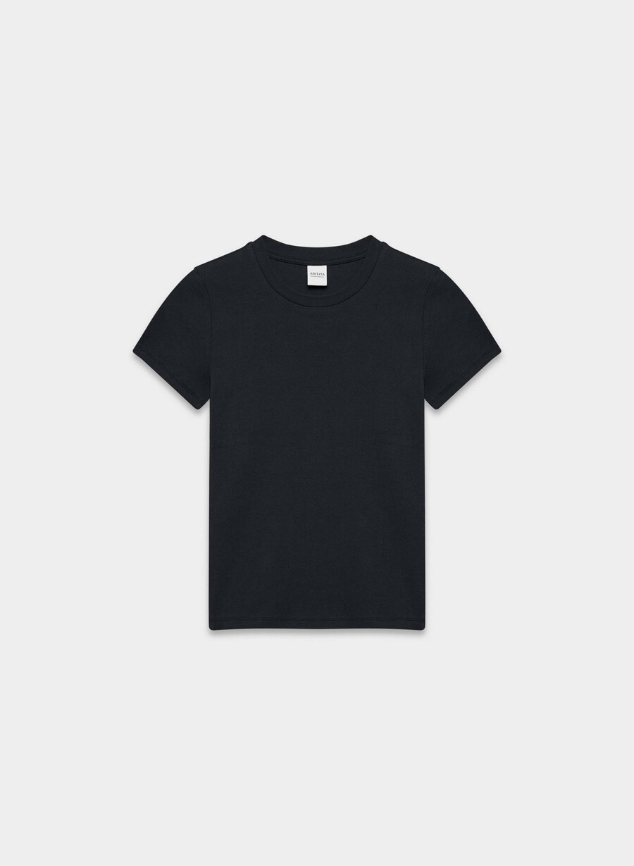 homestretch rib tune t-shirt svart