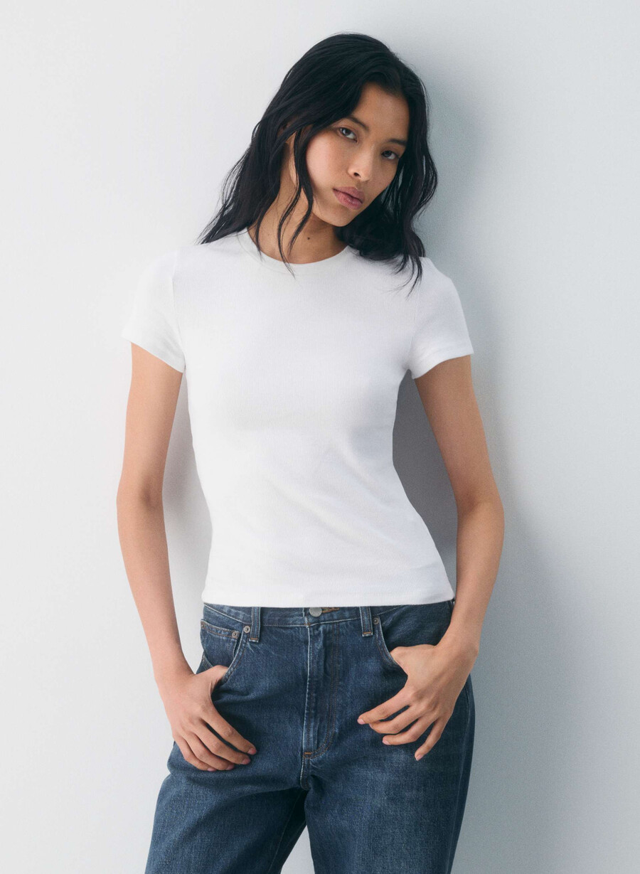homestretch rib tune t-shirt vit