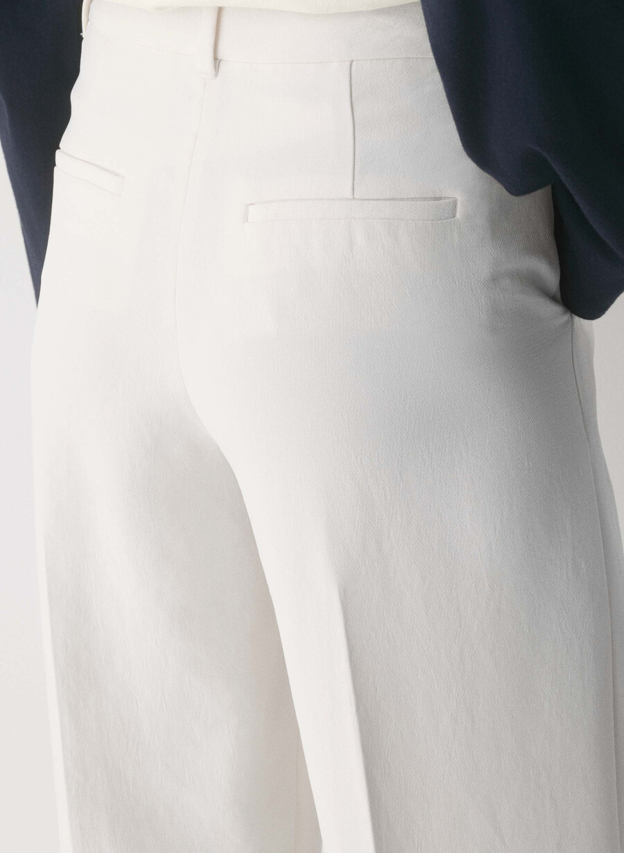 the effortless pant lo-rise - crepette ljus bjÖrk