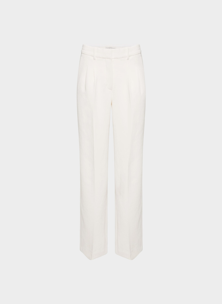 the effortless pant lo-rise - crepette ljus bjÖrk