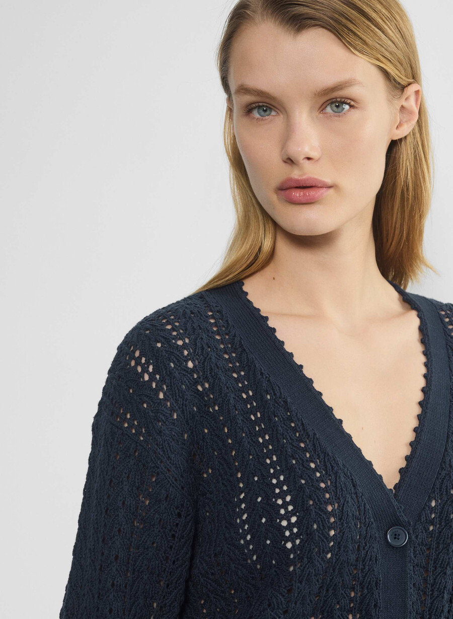 reverence cardigan mörk natt marinblå