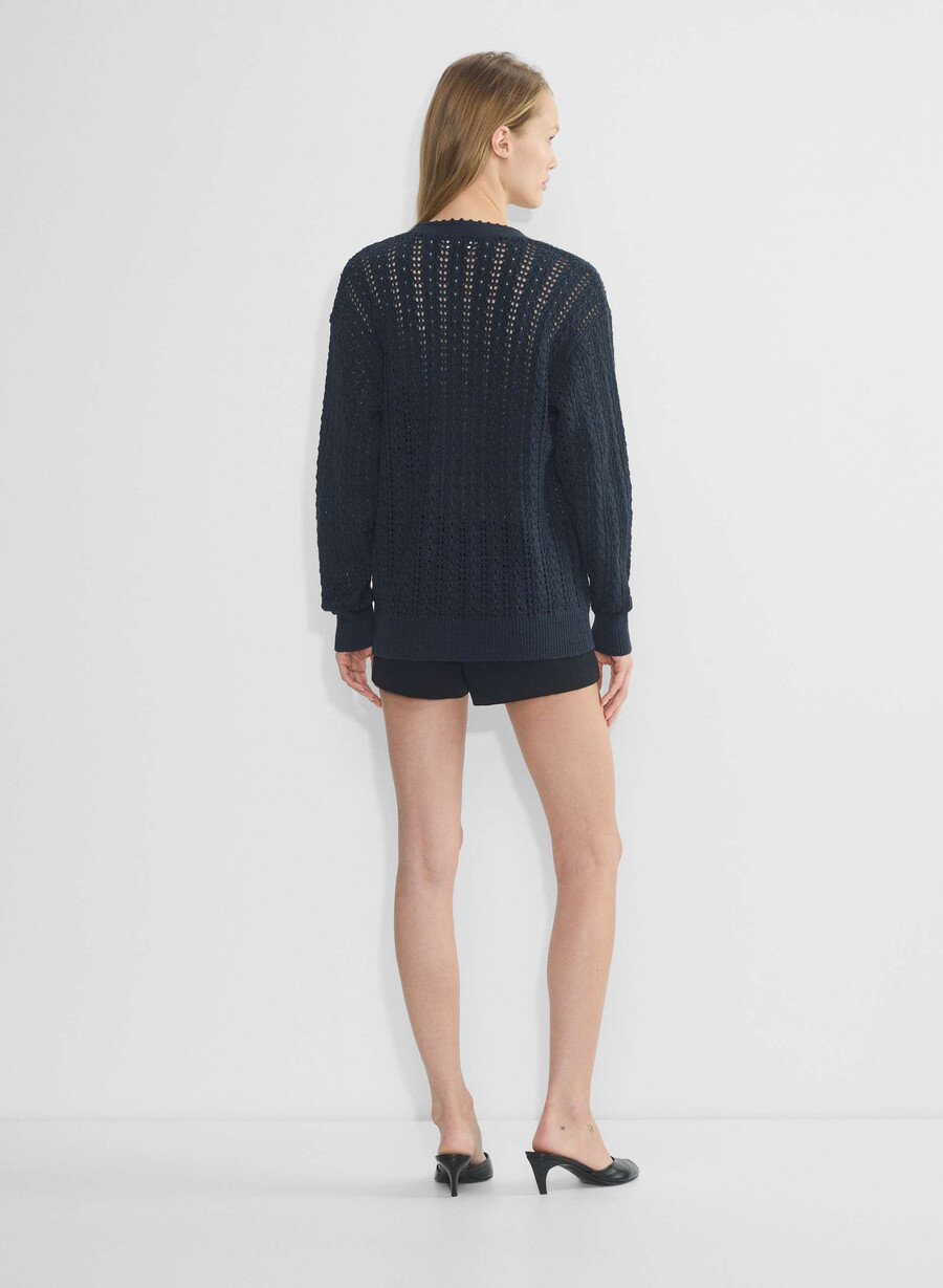 reverence cardigan mörk natt marinblå