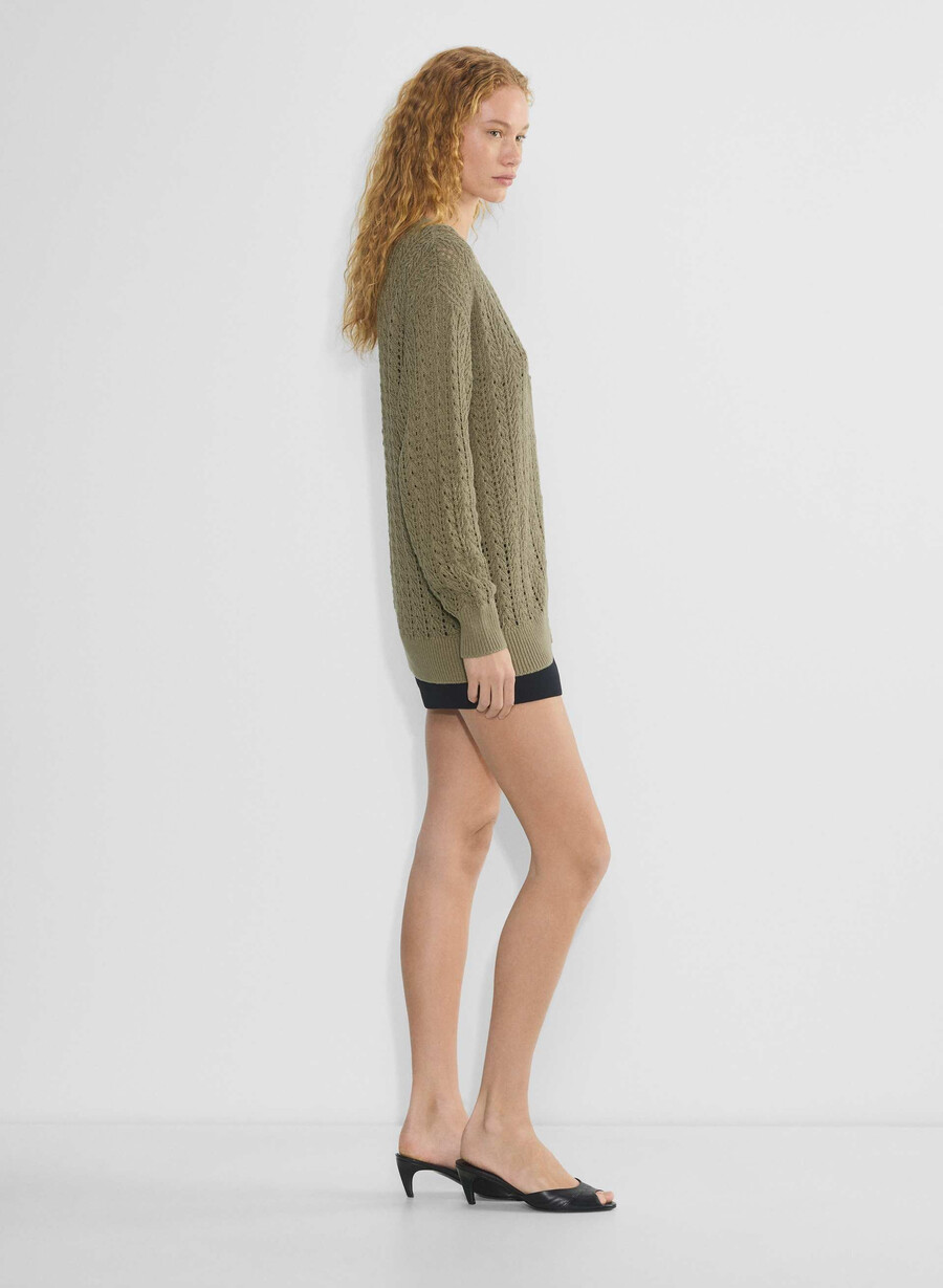 reverence cardigan soltorkad oliv