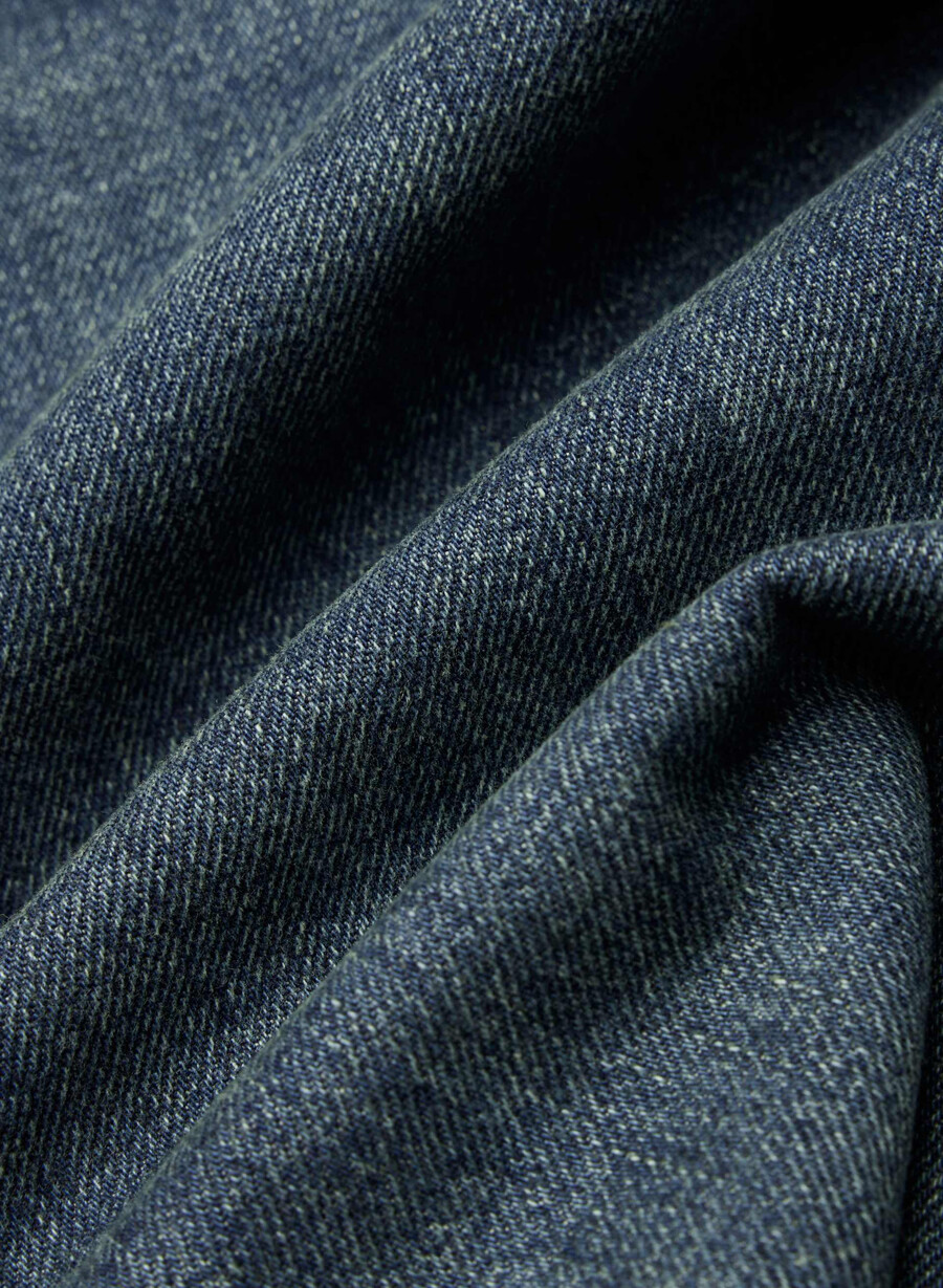 denim forum farrah high-rise wide jeans be about dark bleu