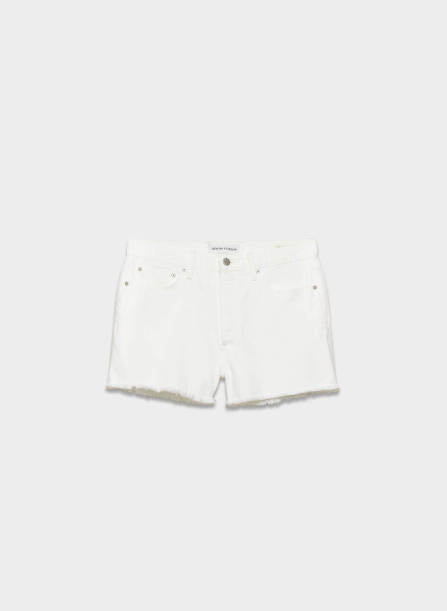 denim forum ex-pojkvännen högmidja jeansshorts en liten vit lÖgn