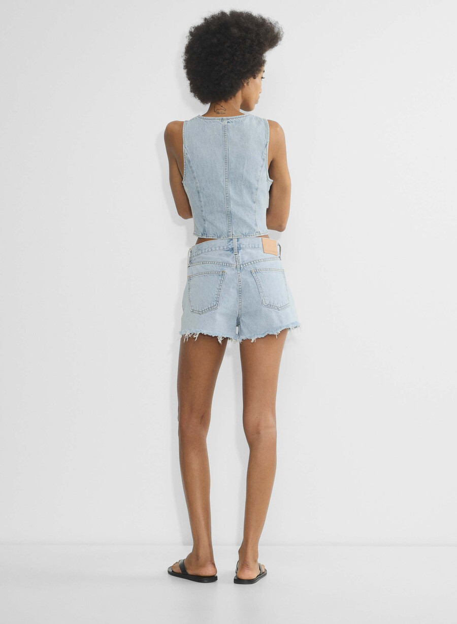 denim forum ex-pojkvännen höghöjdsjeanshorts here comes the sn bl