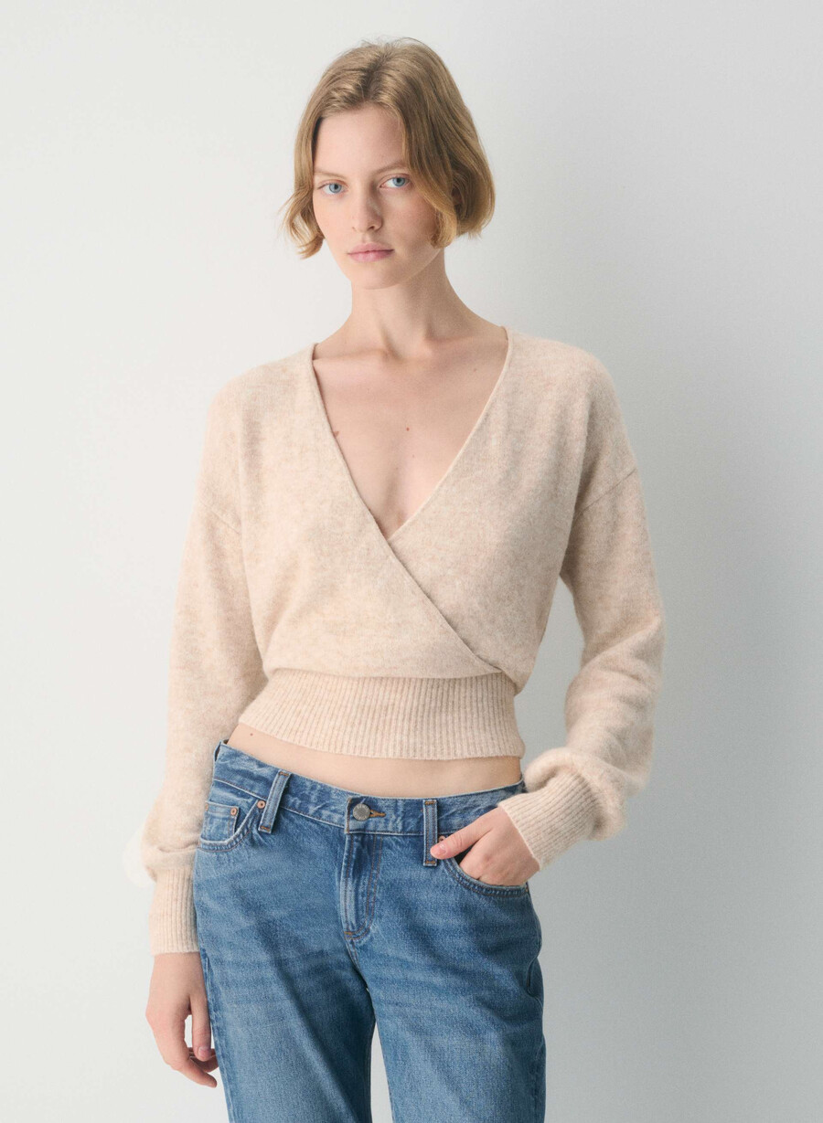 softspoke dear sweater ljus havregrynsgrÖt