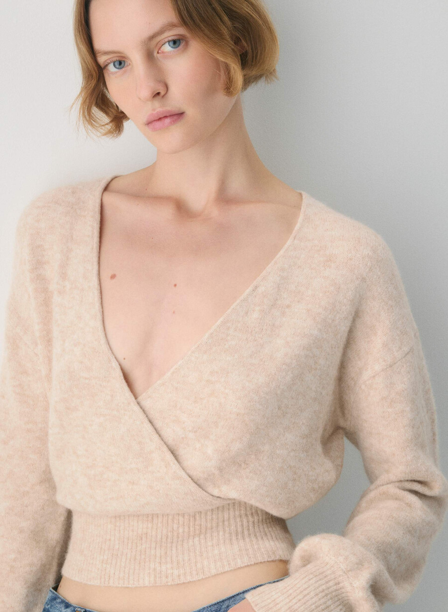 softspoke dear sweater ljus havregrynsgrÖt