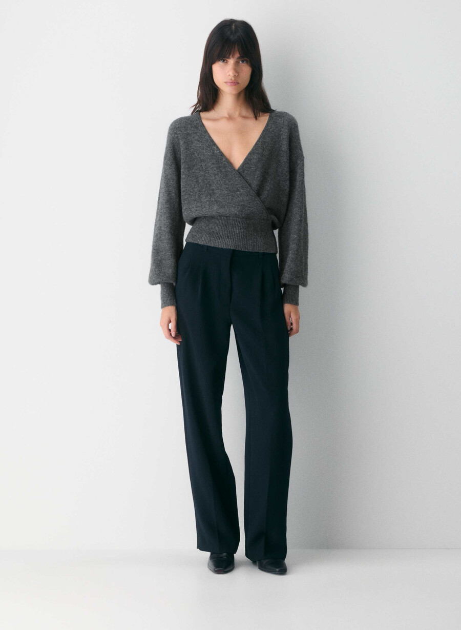 softspoke dear-tröja heather nomad taupe