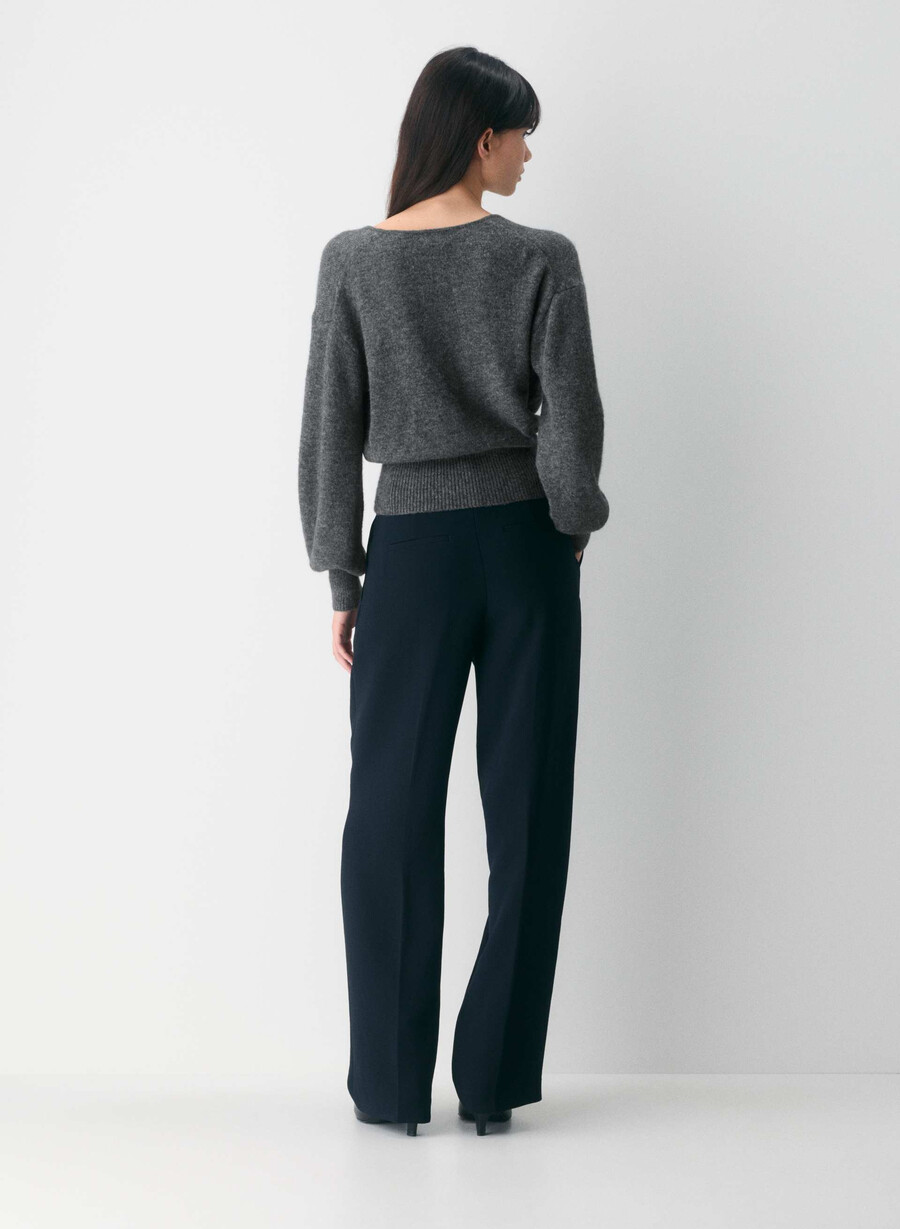 softspoke dear-tröja heather nomad taupe