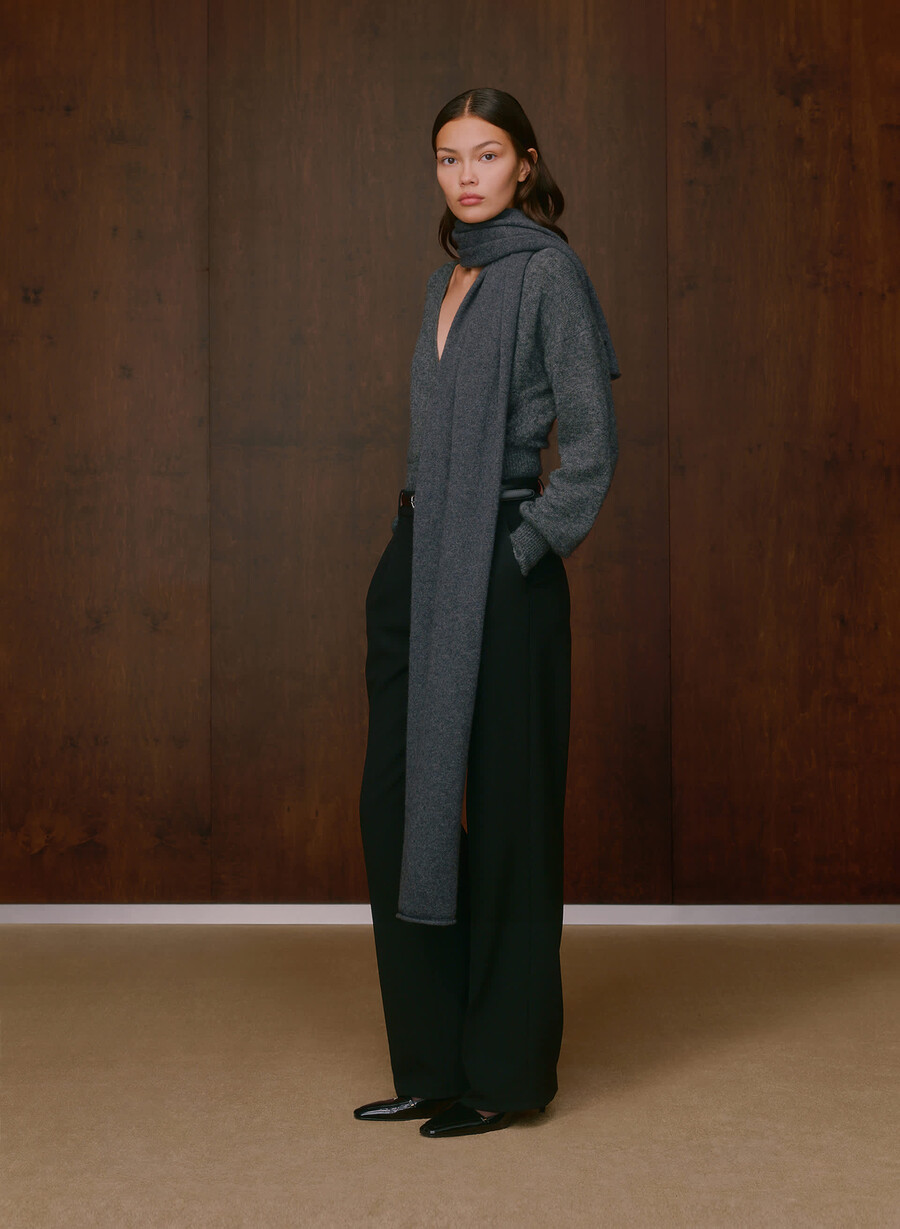 softspoke dear-tröja heather nomad taupe
