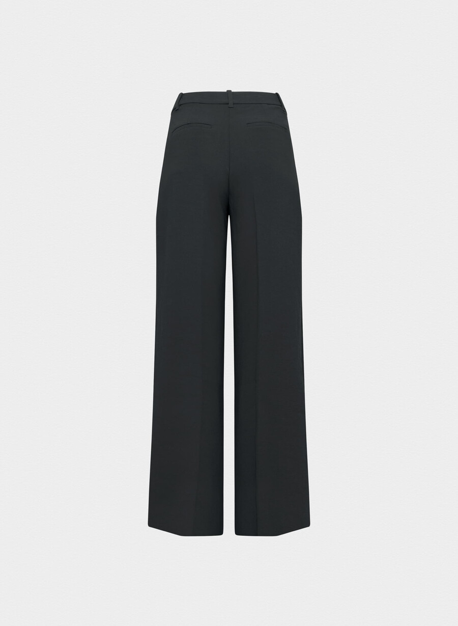 the effortless pant wider - crepette svart