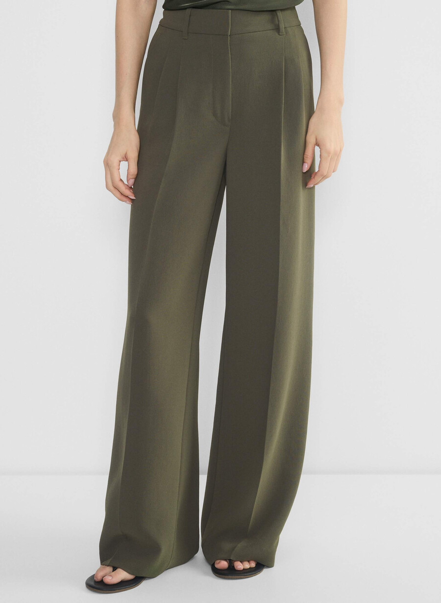 the effortless pant wider - crepette mÖrkoliv