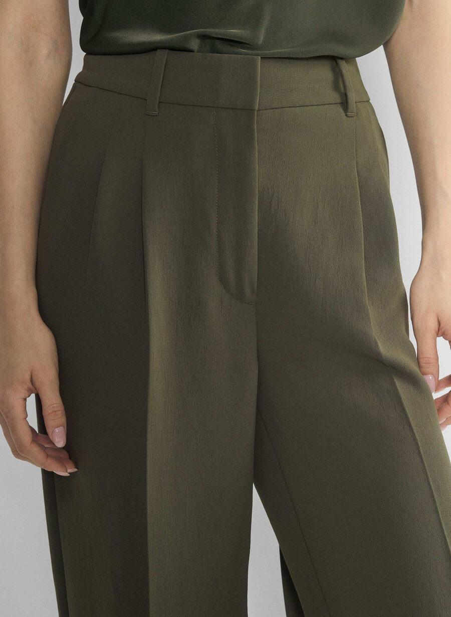 the effortless pant wider - crepette mÖrkoliv