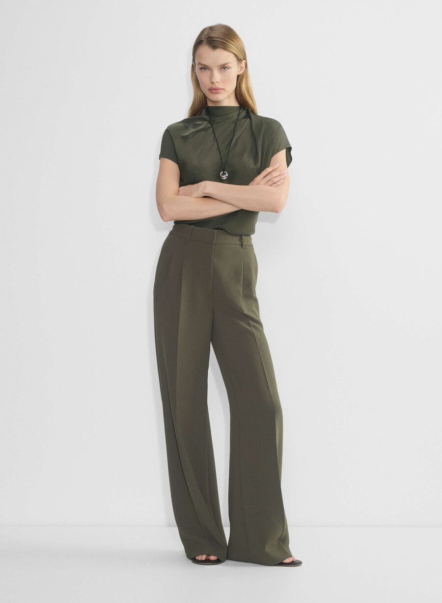 the effortless pant wider - crepette mÖrkoliv