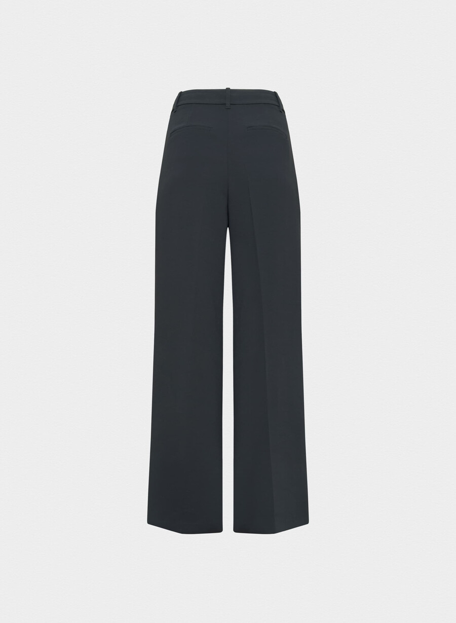 the effortless pant wider - crepette dark nat navy