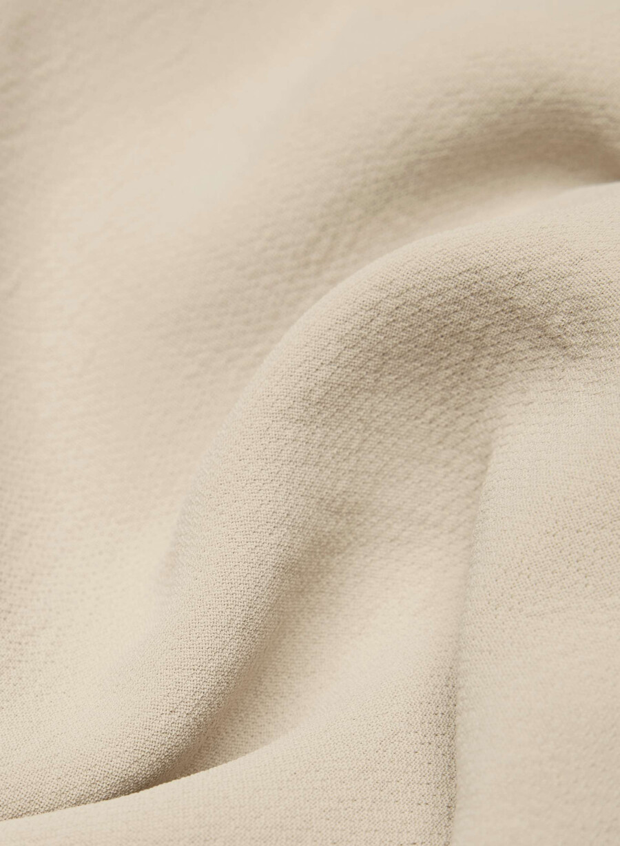 the effortless pant wider - crepette marcona beige