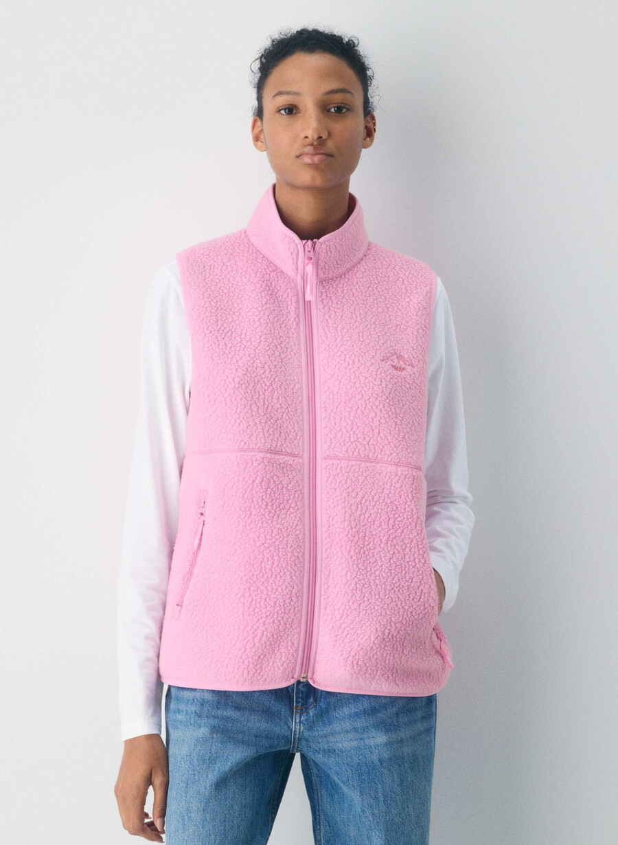 polartec thermal pro halsduksväst morganite rosa