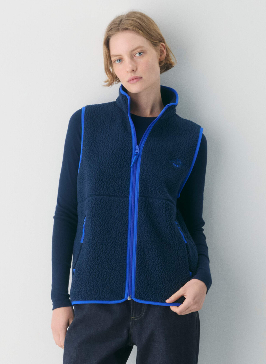 polartec thermal pro halsbandsväst admiraljazzblÅ