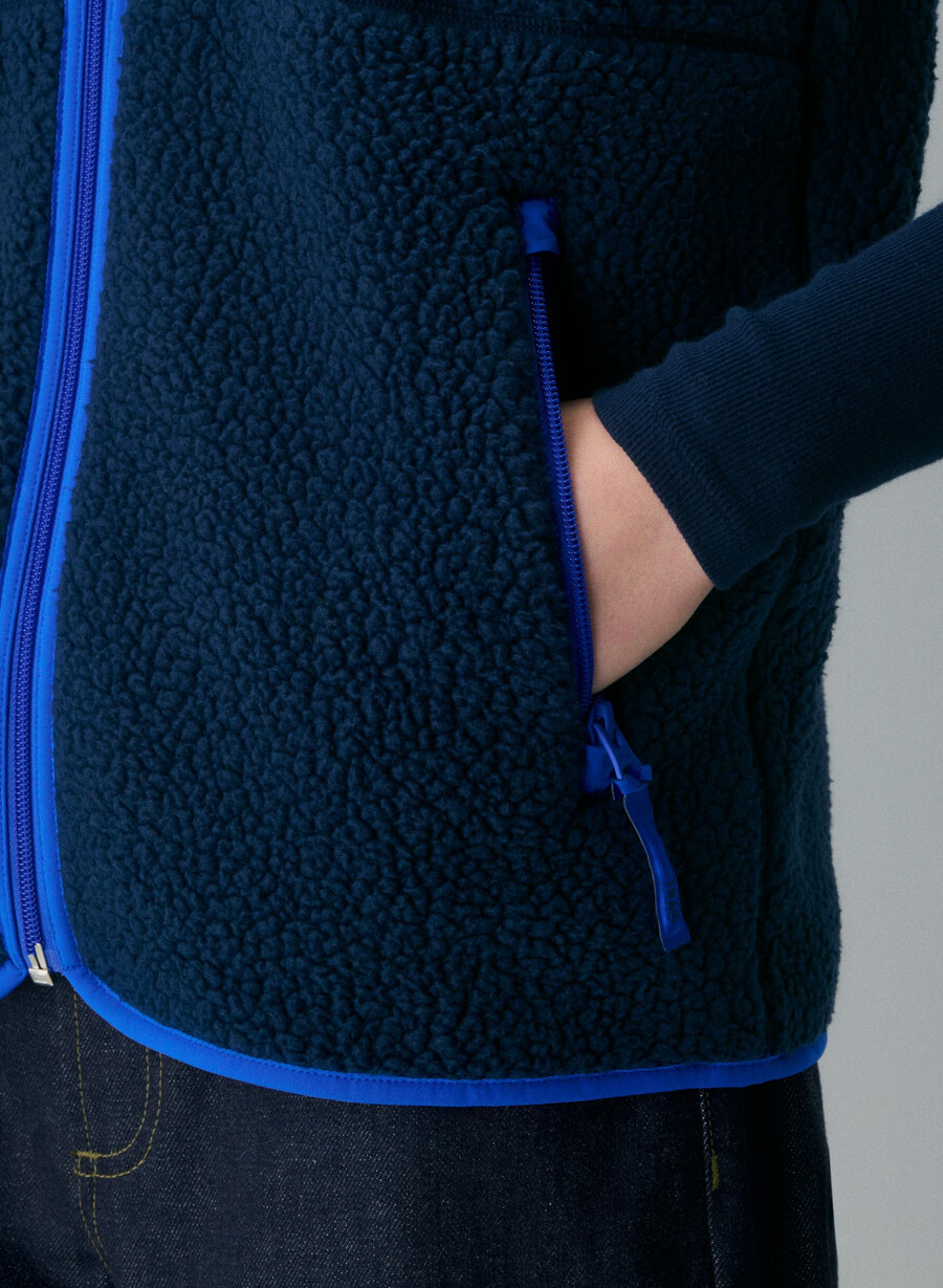 polartec thermal pro halsbandsväst admiraljazzblÅ