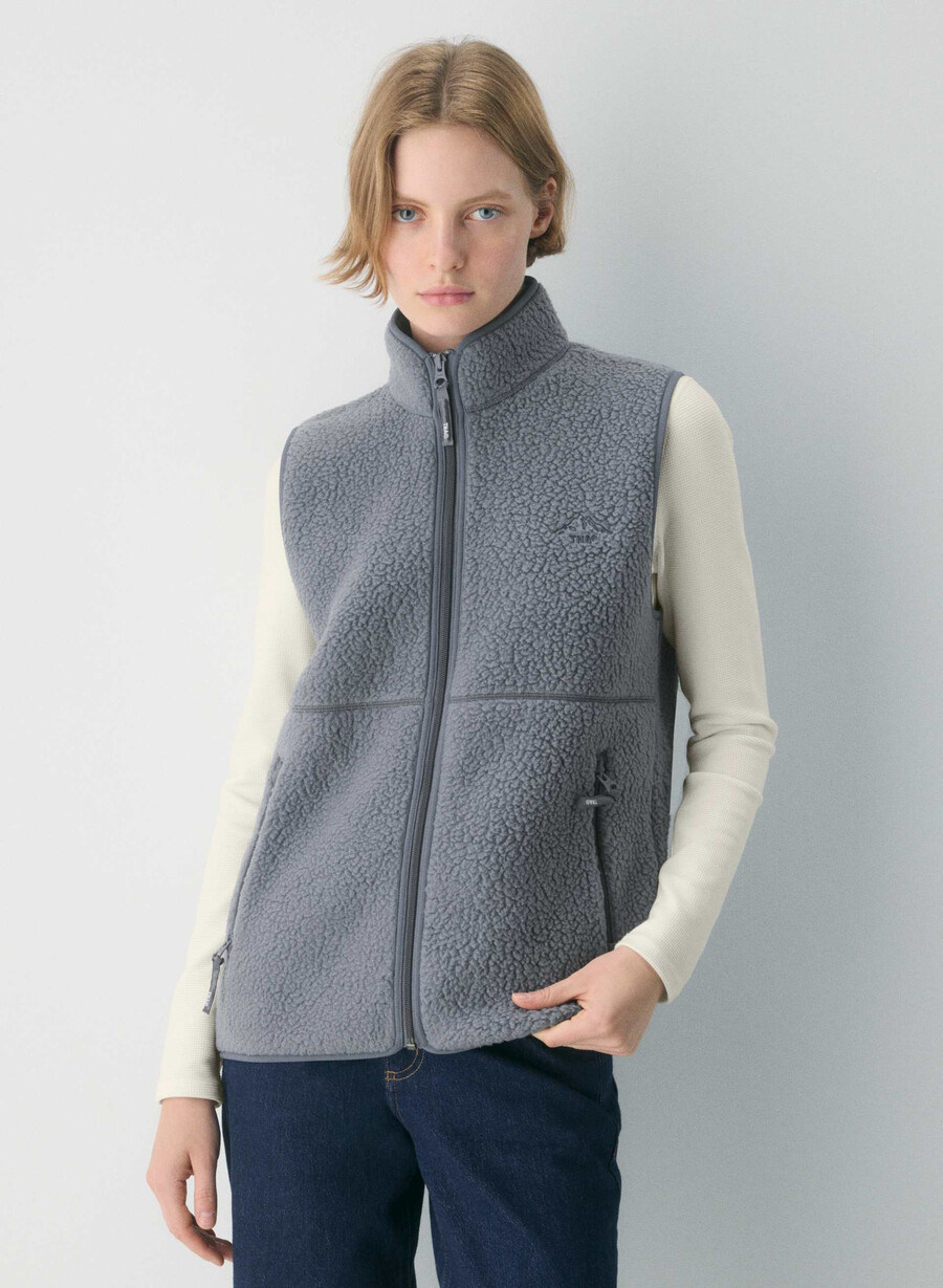 polartec thermal pro halsduksväst vintage marinblÅ