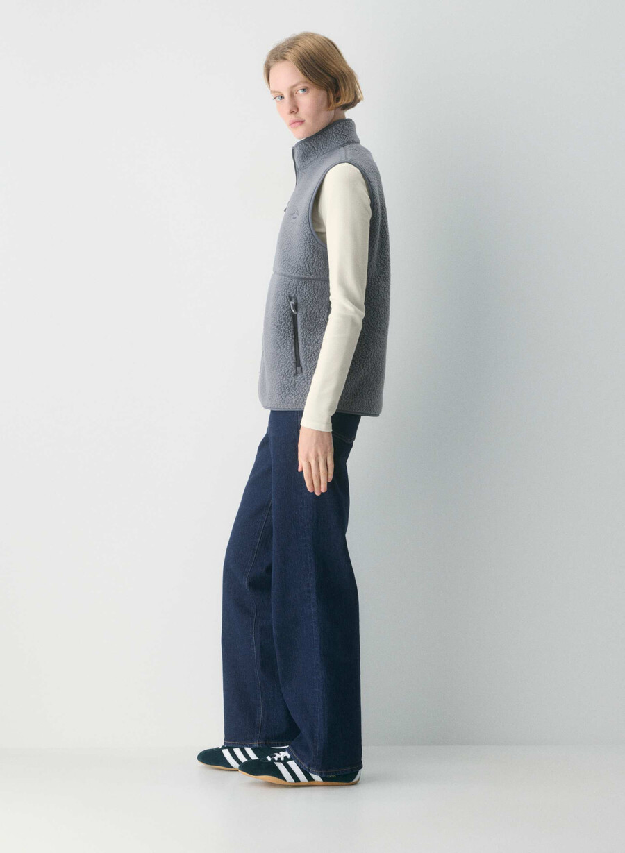 polartec thermal pro halsduksväst vintage marinblÅ