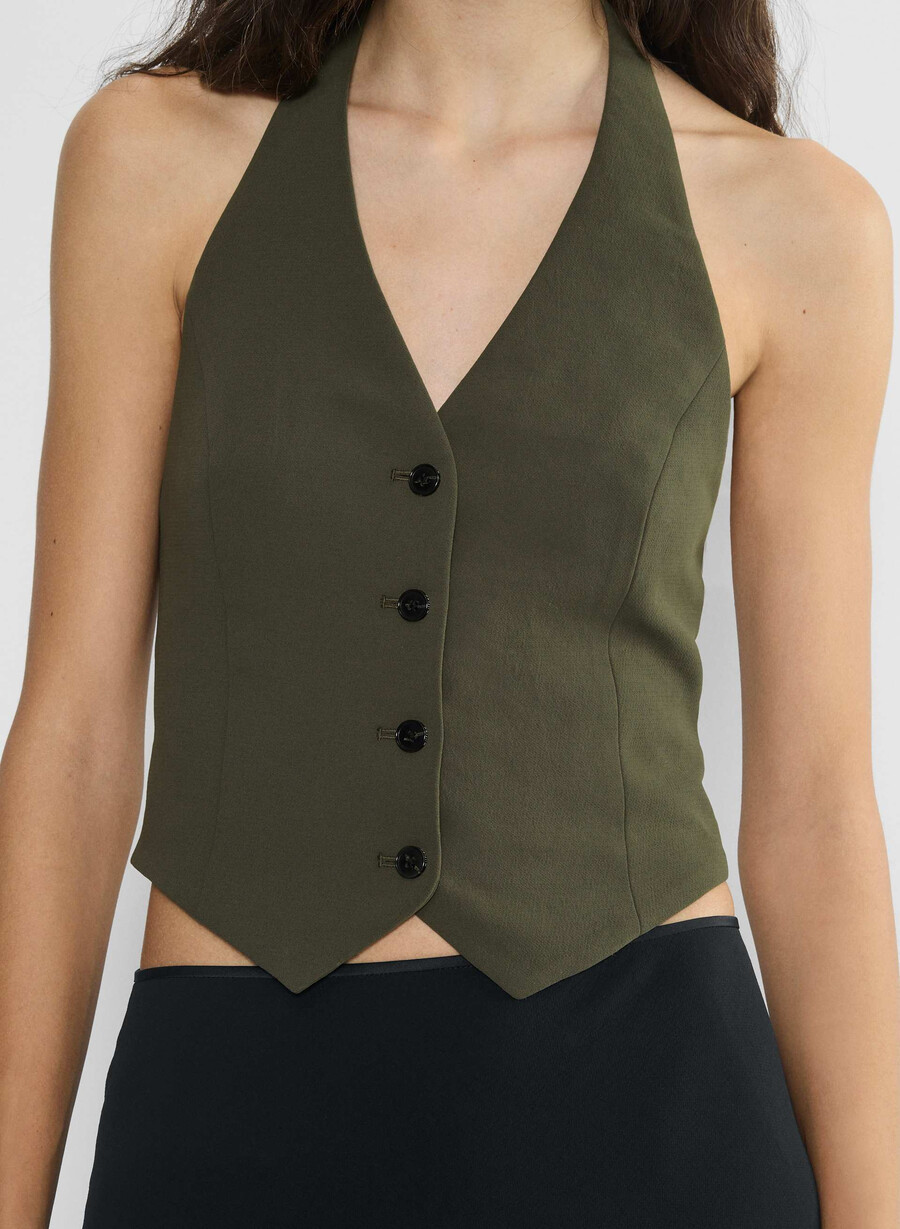 vito väst - crepette dark olive