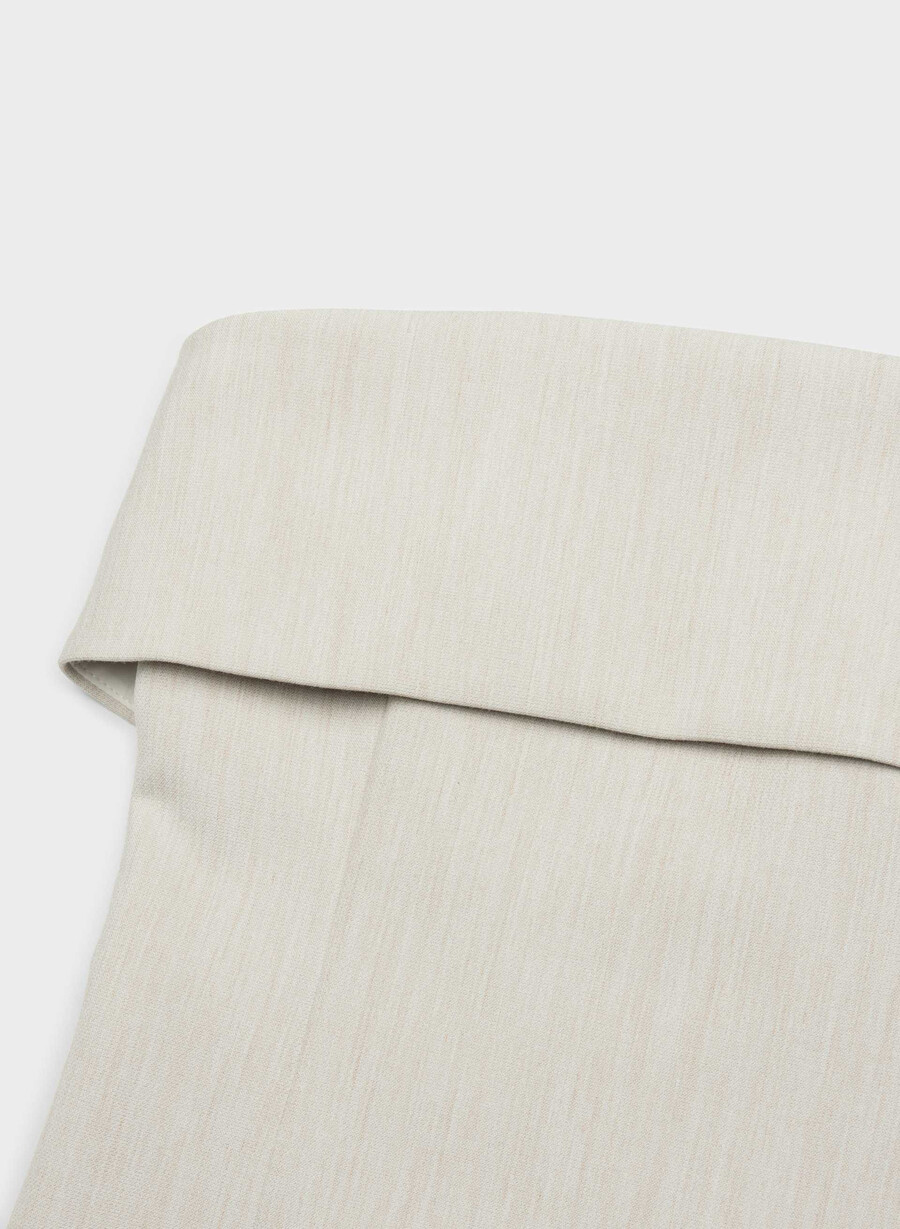 element tube top - reessential heather matt pearl