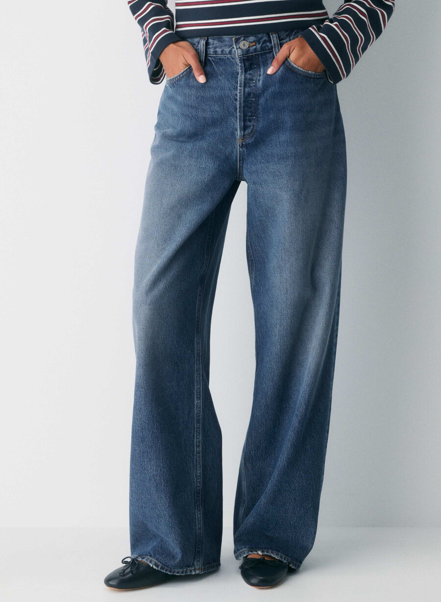 agolde lågt sittande baggy jeans essence