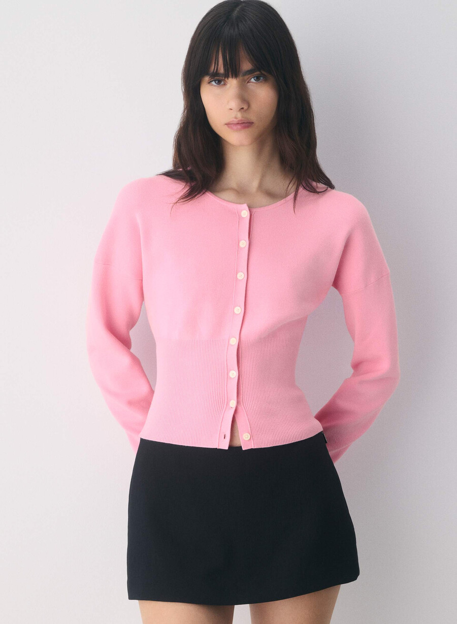 golightly kofta - wonder yarn jellybean rosa