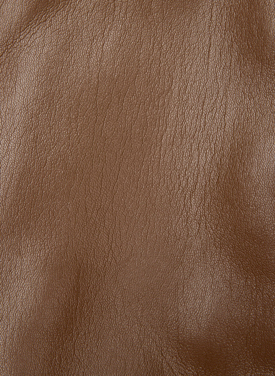 falcon jacka - unreal leather choclad brun