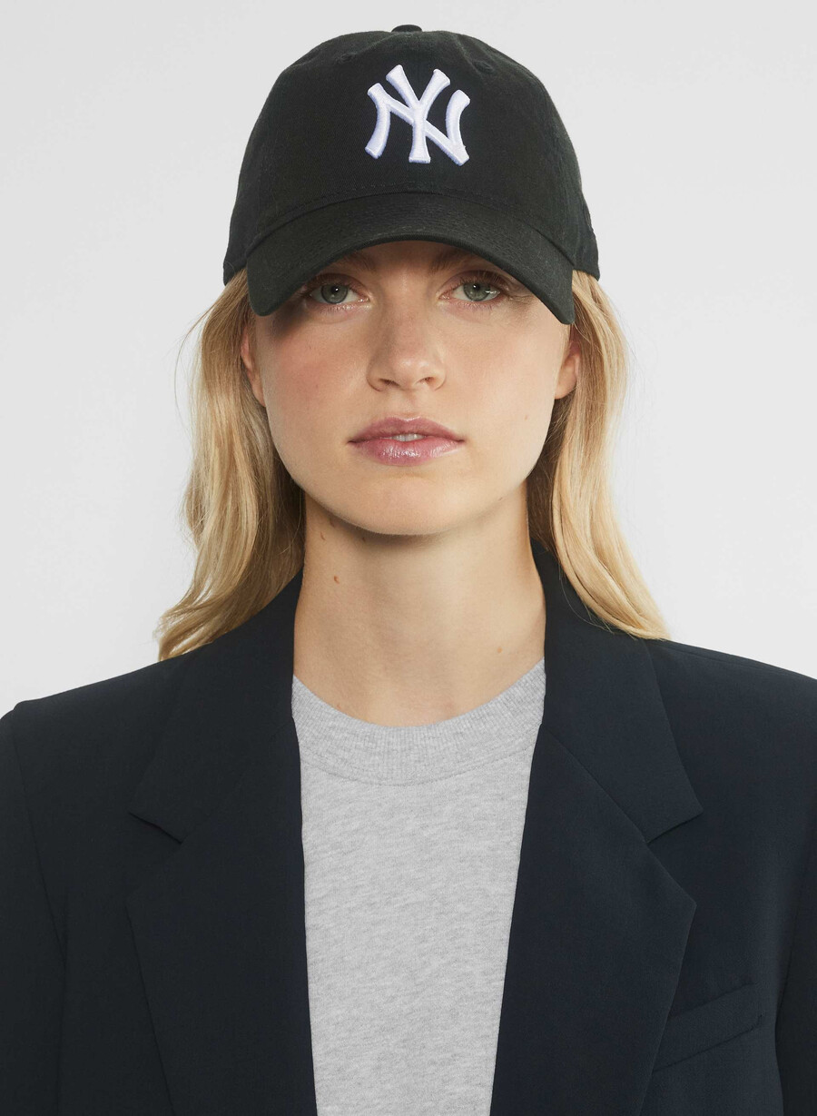 new era new york yankees 9twenty keps tvättad svartvit