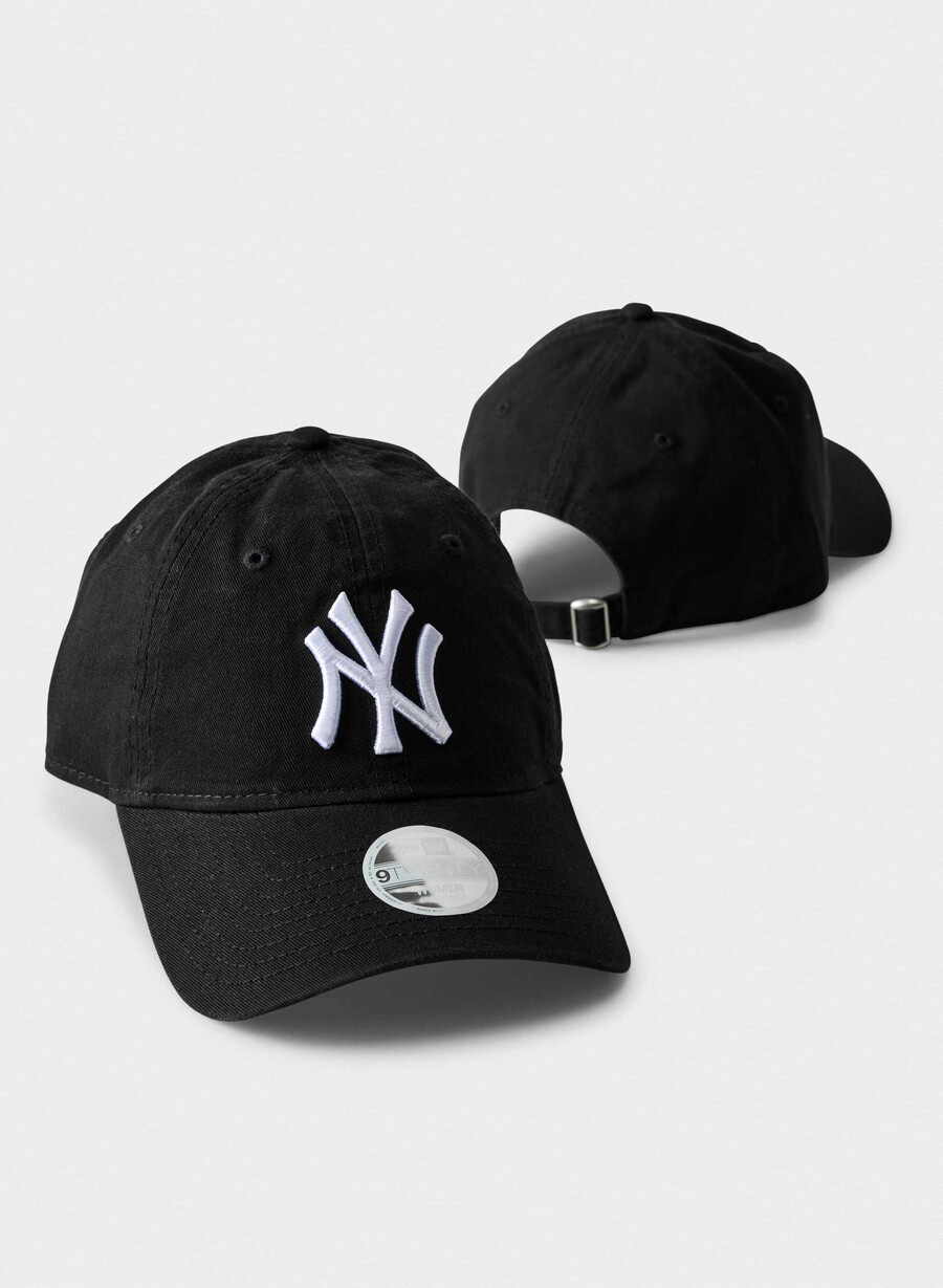 new era new york yankees 9twenty keps tvättad svartvit