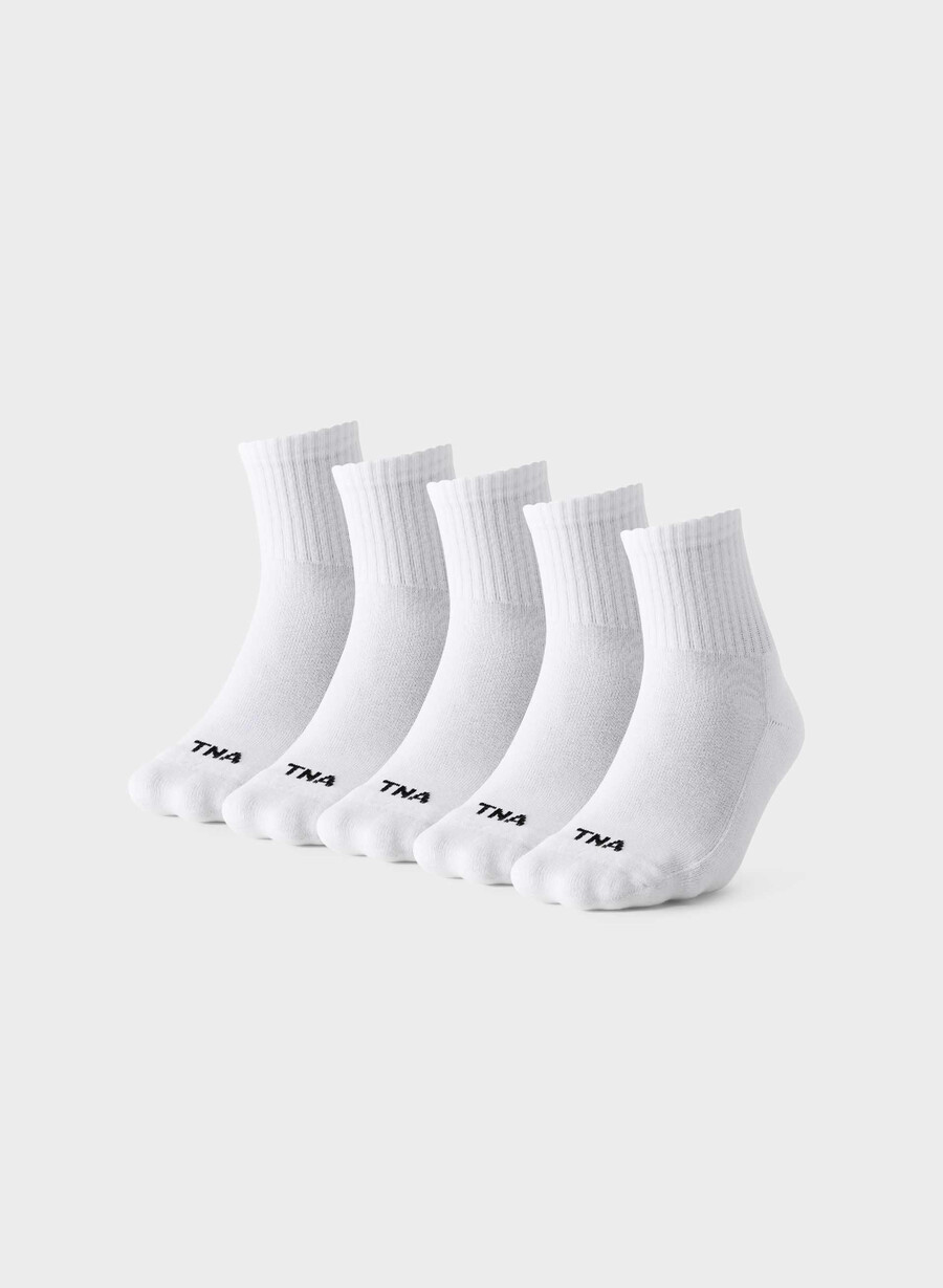 bästa någonsin fotledsstrumpor 5-pack vita