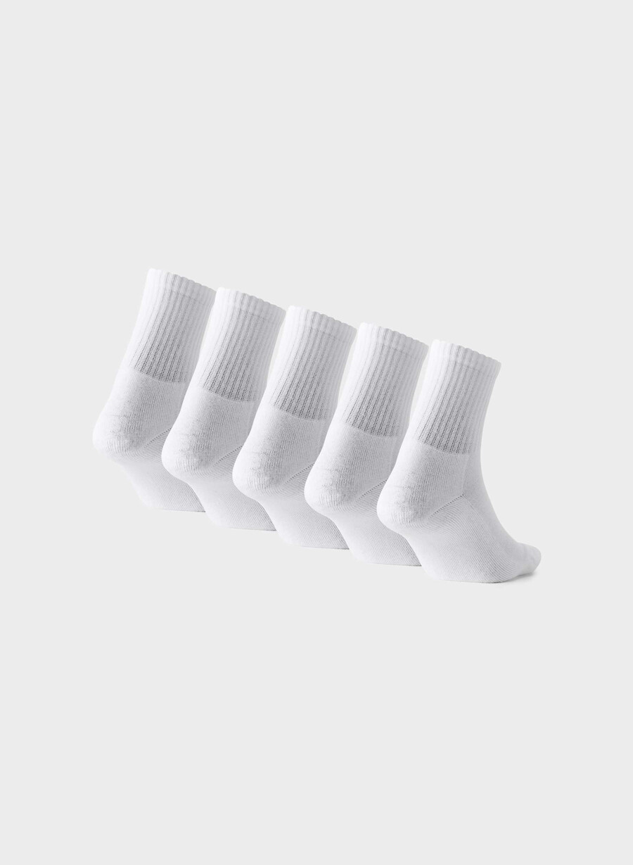 bästa någonsin fotledsstrumpor 5-pack vita