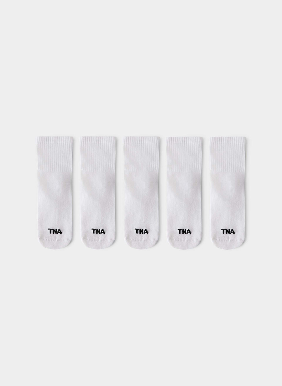 bästa någonsin fotledsstrumpor 5-pack vita