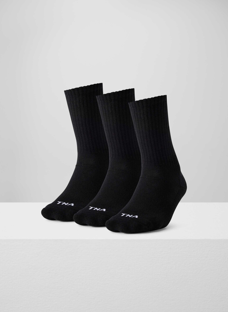 best-ever crew sock 3-pack svart