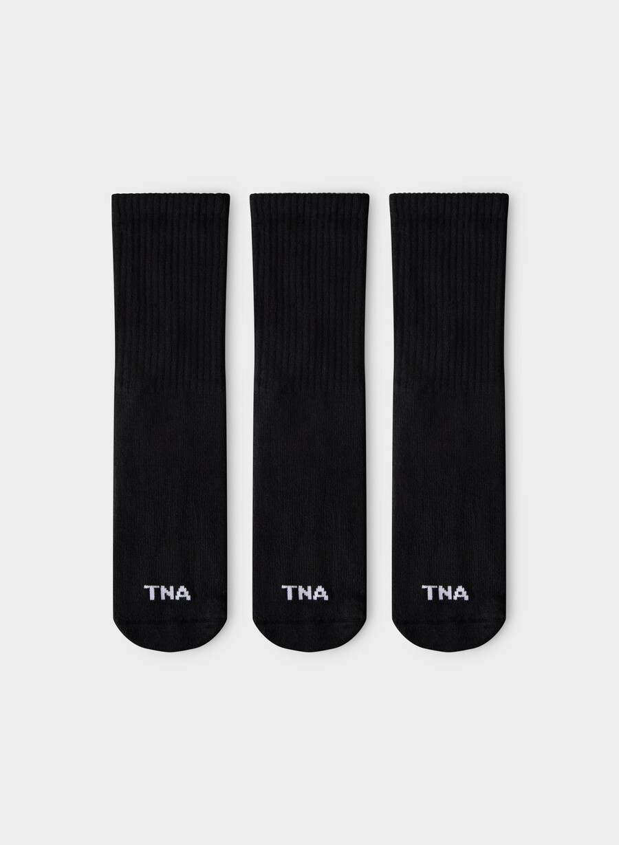 best-ever crew sock 3-pack svart