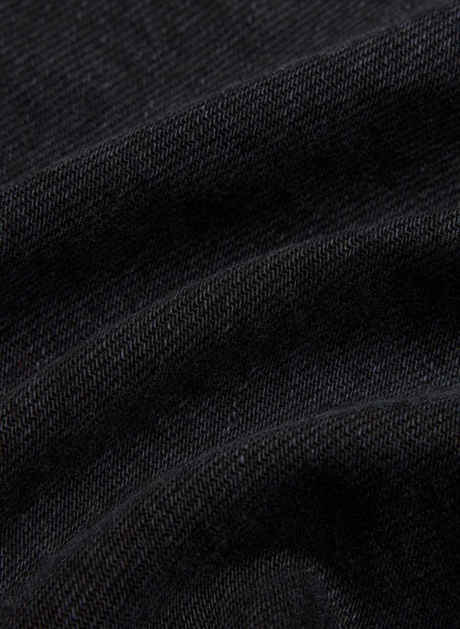 denim forum 90-talets ricci jeanskjol svart eyeliner