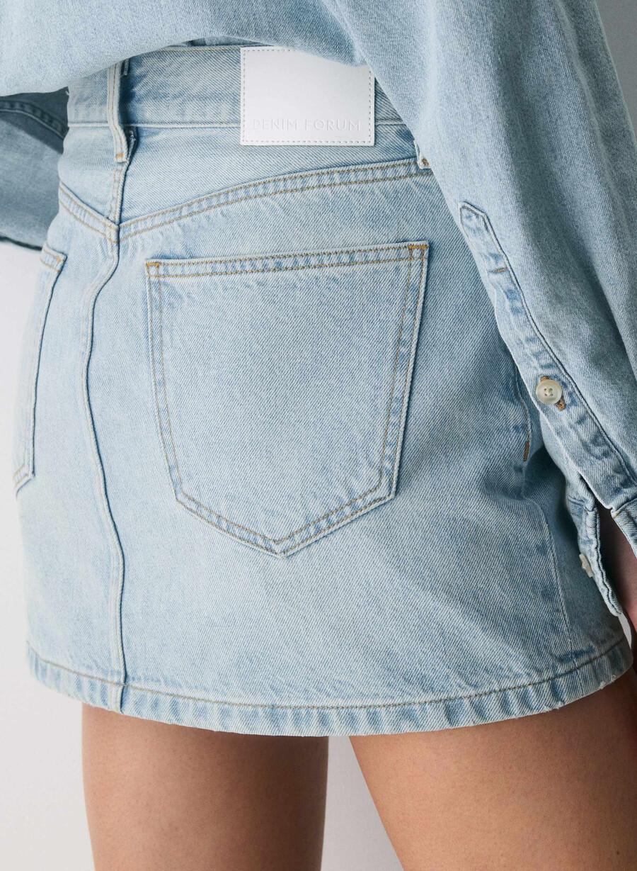 denim forum 90-talets ricci jeanskjol 15 År brl thr bleu