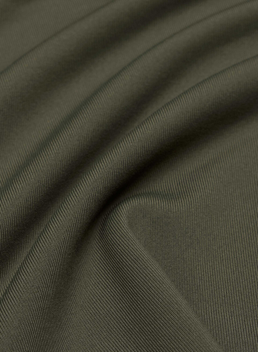 original contour squareneck hip långärmad mörk olivgrön