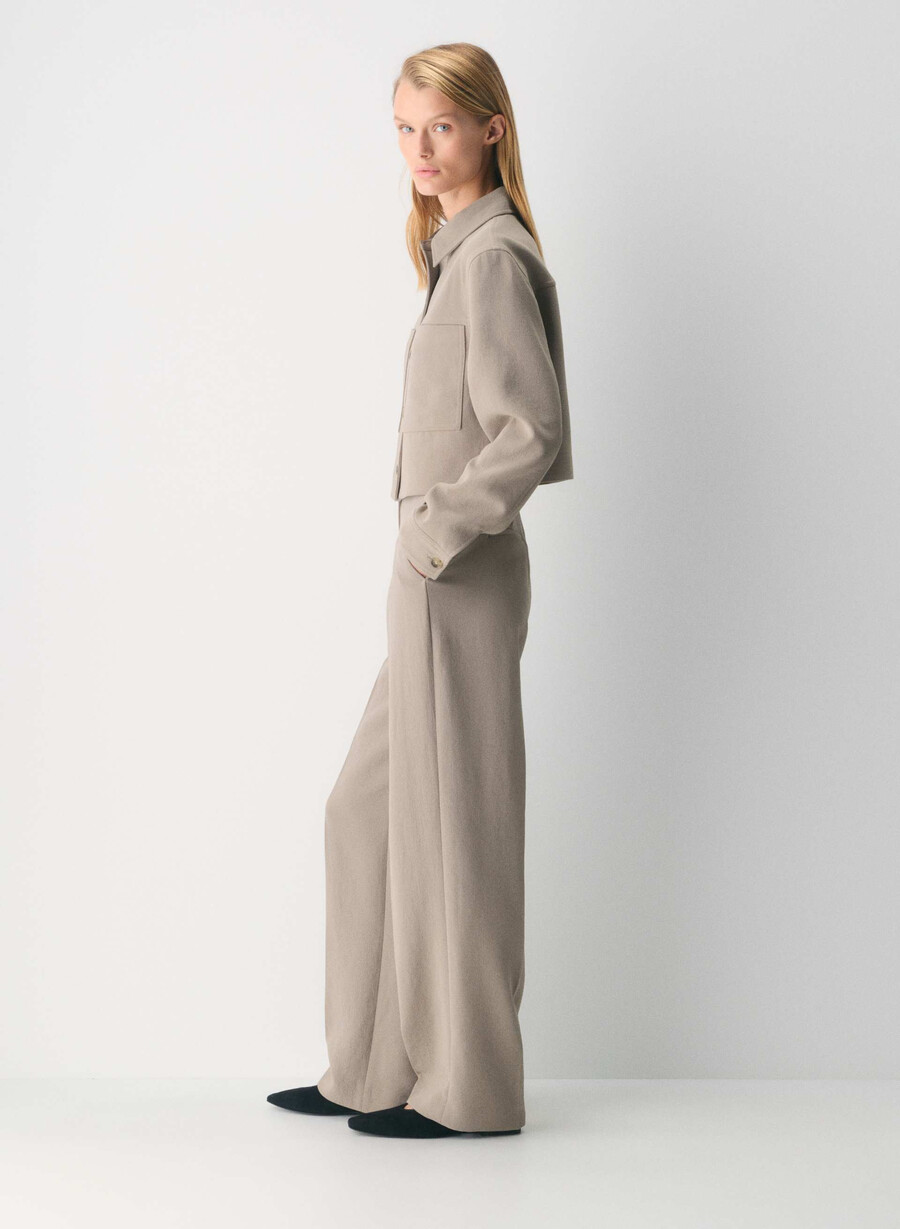 the limitless pant - crepette nomad taupe