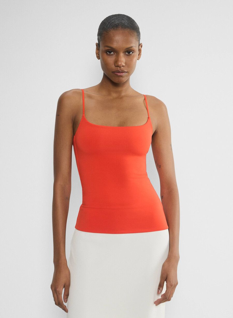 original contour squareneck cami hip linne svart