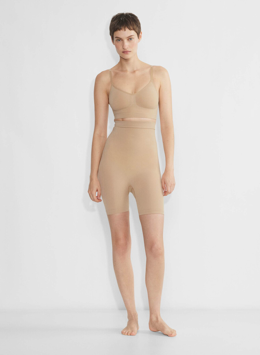 shapeenhance seamless short mjuk brun
