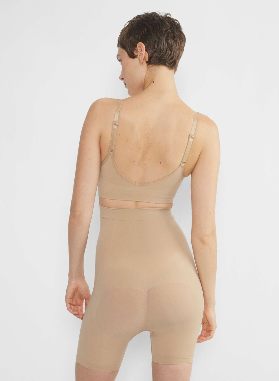 shapeenhance seamless short mjuk brun