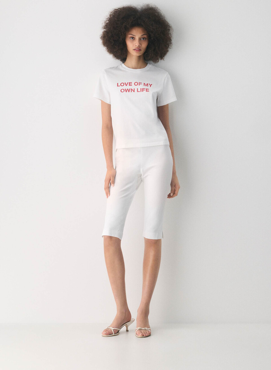 soft feels all-time t-shirt vitblinkande rÖd