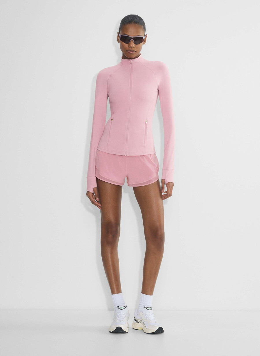 movetech legacy högmidja 65 cm shorts grÖn rosa