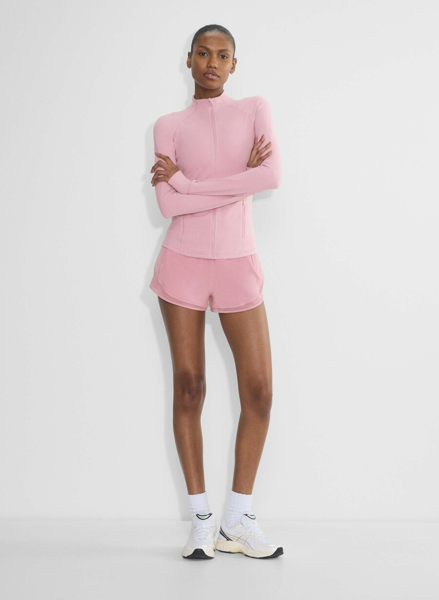 movetech legacy högmidja 65 cm shorts grÖn rosa